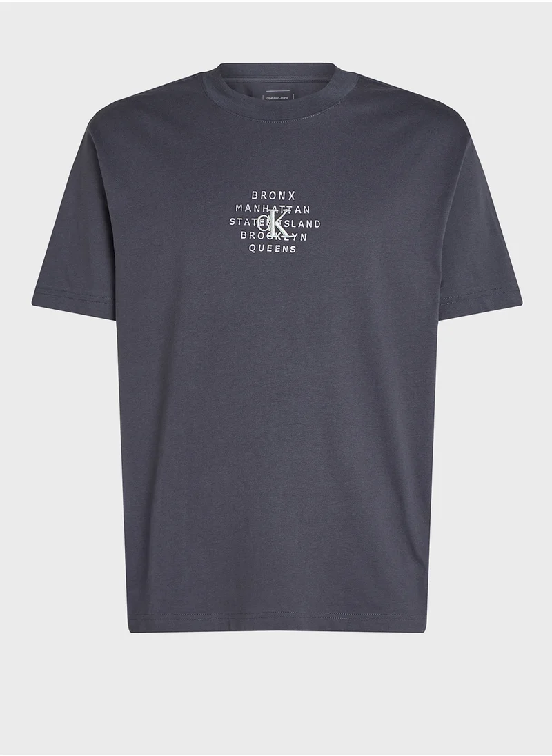 كالفن كلاين جينز NYC STAMP GRAPHIC TEE