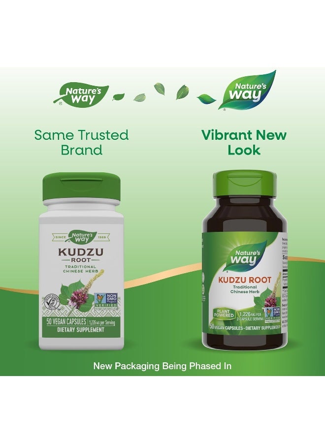 Nature's Way Kudzu Root Vegetarian Capsule 50 Capsules - Image 3