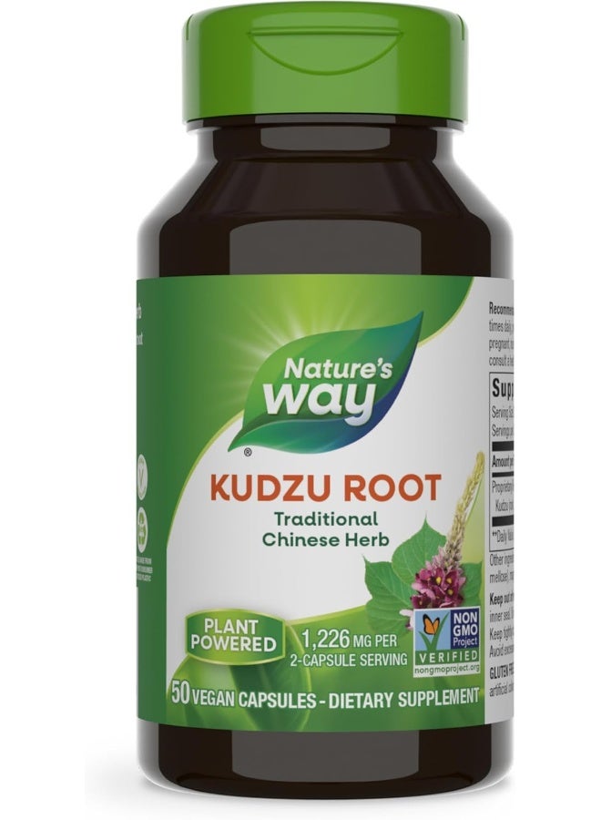 Nature's Way Kudzu Root Vegetarian Capsule 50 Capsules - Image 1