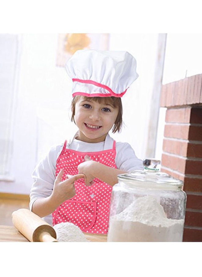 NIBEMINENT - 11-Piece Chef Role Playing Kitchen Set Hat 1x (26), Gloves (17), Apron (80x40), Spoon (14.5), Rolling Pin (20), Whisker (12.5), Cookie Cutters 4x (4), Mitts (10.5x10.5)cm - Image 1