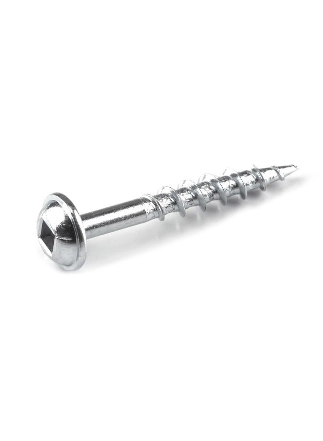 Kreg SML-C125-1200 Zinc Pocket Screw, 1 1/4 Inch #8 Coarse Thread, Maxi-Loc Head, (1200 Count) - Image 1