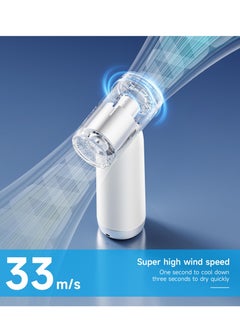 Super Electric Air Duster Air Blower 110000RPM Portable Hand Held Duster for Dusting Cleaning Rechargeable Mini Jet Fan Air Duster 33m/s Wind Speed Blower for Keyboard PC Other Electronics  - Image 5
