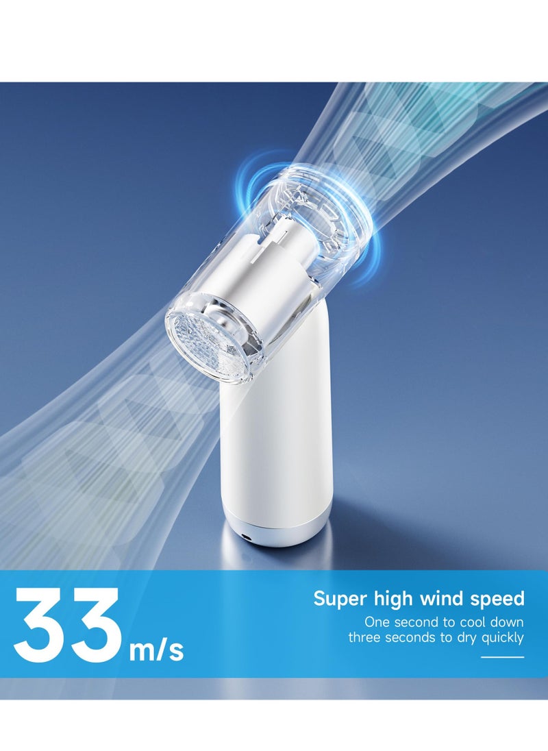 Super Electric Air Duster Air Blower 110000RPM Portable Hand Held Duster for Dusting Cleaning Rechargeable Mini Jet Fan Air Duster 33m/s Wind Speed Blower for Keyboard PC Other Electronics  - Image 5
