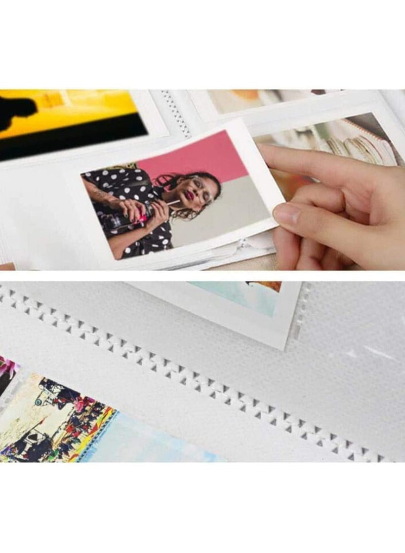 CMGTYYD Colorful Wallet PU Leather Photo Album Compatible for Fujifilm Instax Mini 11 9 8 90 8+ 26 7s Instant Camera Film, for Polaroid Snap Zip Z2300 PIC-300 Film (Rainbow) - Image 3