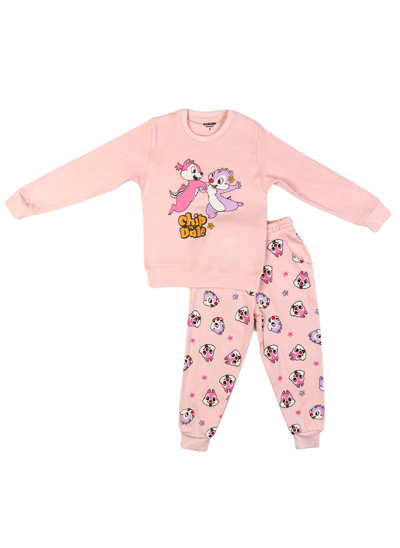 Zercon Summer Pajama Set for Girls  - Image 1