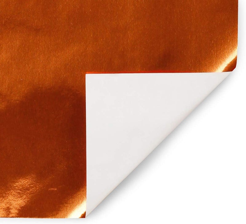 Hygloss Metallic Wrapping Paper Roll - 26" x 25 ft (54 Sq. Ft) Red Copper - Shiny Metallic Foil Paper for Arts, Crafts, Holiday & Christmas Gift Wrapping - Image 2