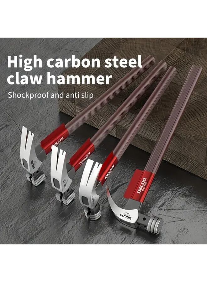 Corner Round Head 10OZ Claw Hammer Household Multifunctional Tool Insulated Handle - Image 5