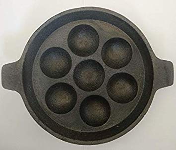 Saibalaji Enterprises Iron 7 Cavity Pan Black - Image 1