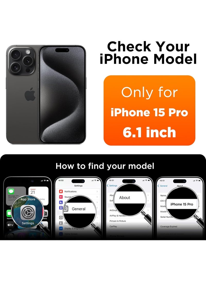 iPhone 15 Pro Case Cover Liquid Silicone Silky-Soft Touch Full-Body Protective Case with Microfiber Lining Cover For iPhone 15 Pro 6.1-inch - Image 2