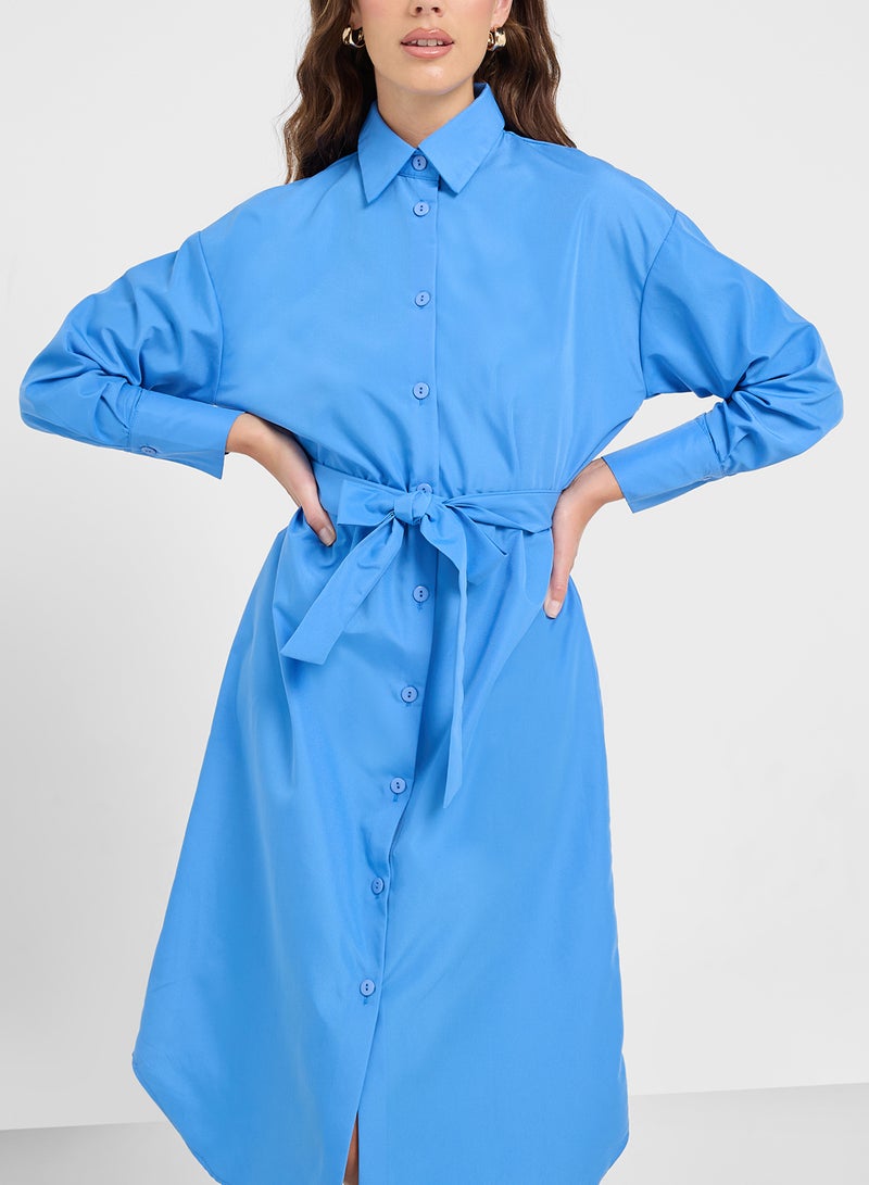 Ginger Belted Shirtwaist Dress - Image 3