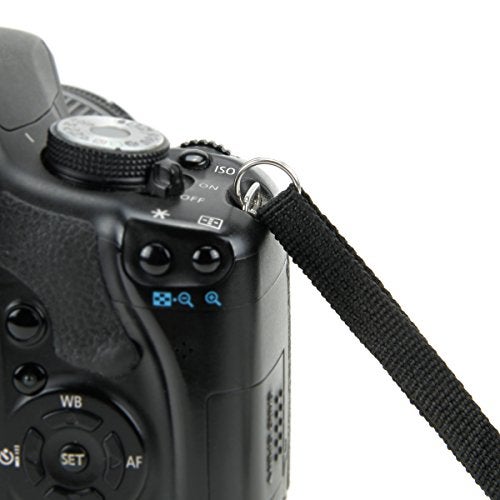 USA GEAR DualGRIP Professional Grip Camera Wrist Hand Strap with Neoprene Design and Metal Plate - Compatible with Canon, Fujifilm, Nikon, Sony, and more DSLR, Mirrorless, Point & Shoot Camera (Black) - Image 3