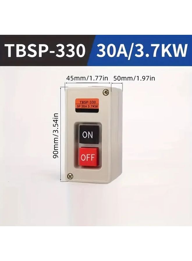 TBSP 315 زر تشغيل محرك ثلاثي الطور مع زر إيقاف طوارئ 85 فولت إلى 265 فولت جهد واسع - Image 5