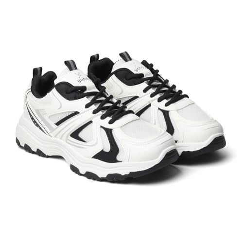 YOHO Tempo Chunky Sneakers for Women|Stylish & Lightweight Casual Sports Shoes for Woman/Girls |Walking, Running, Gym & Everyday Use -0705 | Ash Mist - UK 4 - Image 1
