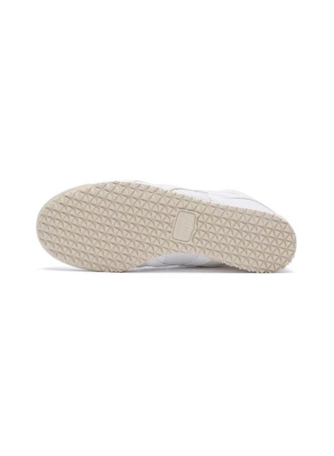 Onitsuka Tiger MEXICO 66 Slip-On Canvas Casual Sneakers Colorblock White/Checkered Blue - Lace-Free Flat Round Toe Lifestyle Shoes for Men and Women, Ages 10+ - Image 5