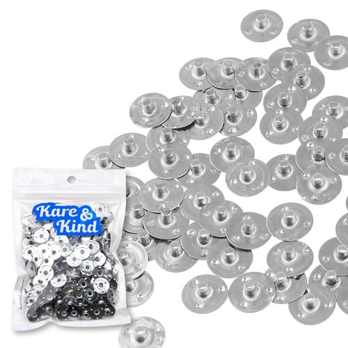 Kare Kind 400 pcs Candle Wick Tabs - Metal Candle Wick Sustainer Tabs - Kare & Kind® retail packaging (14 mm, Silver) - Image 1