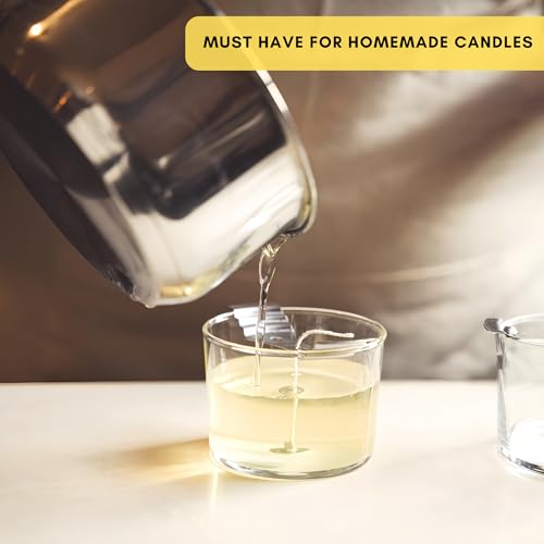Kare Kind 400 pcs Candle Wick Tabs - Metal Candle Wick Sustainer Tabs - Kare & Kind® retail packaging (14 mm, Silver) - Image 4
