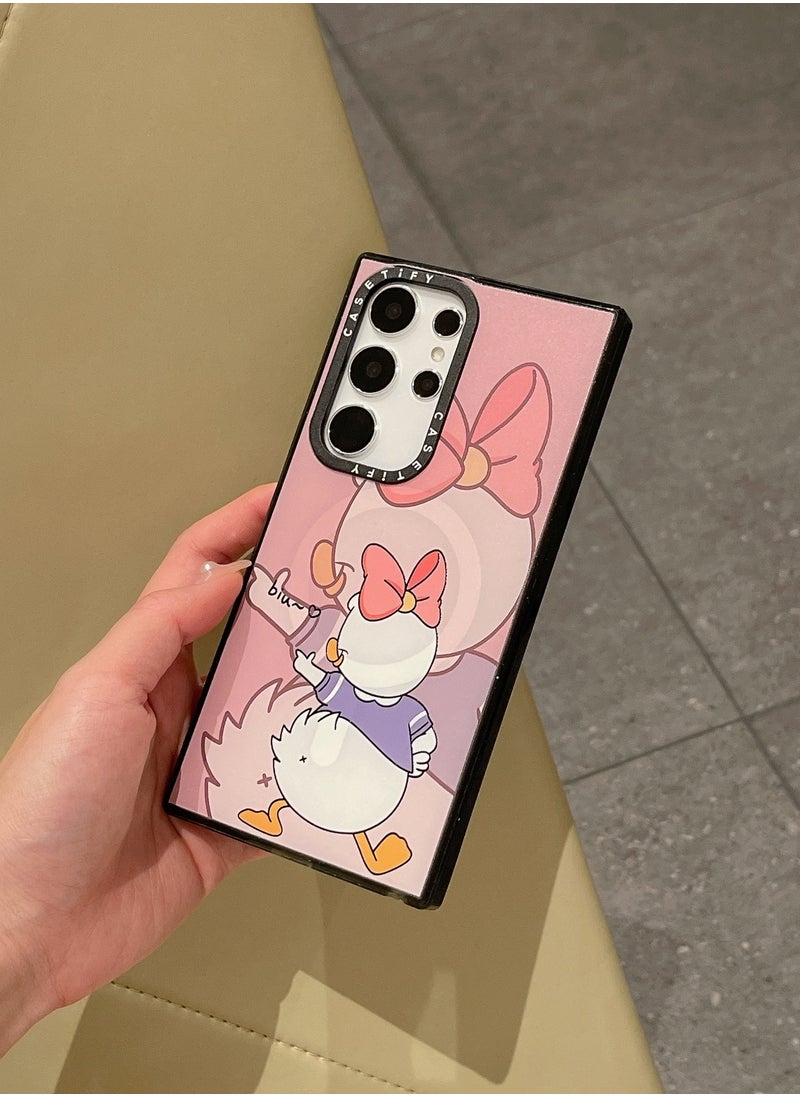Casetify - For Samsung Galaxy S23 Ultra Magnetic Phone Case Daisy Pattern Cover - Image 1