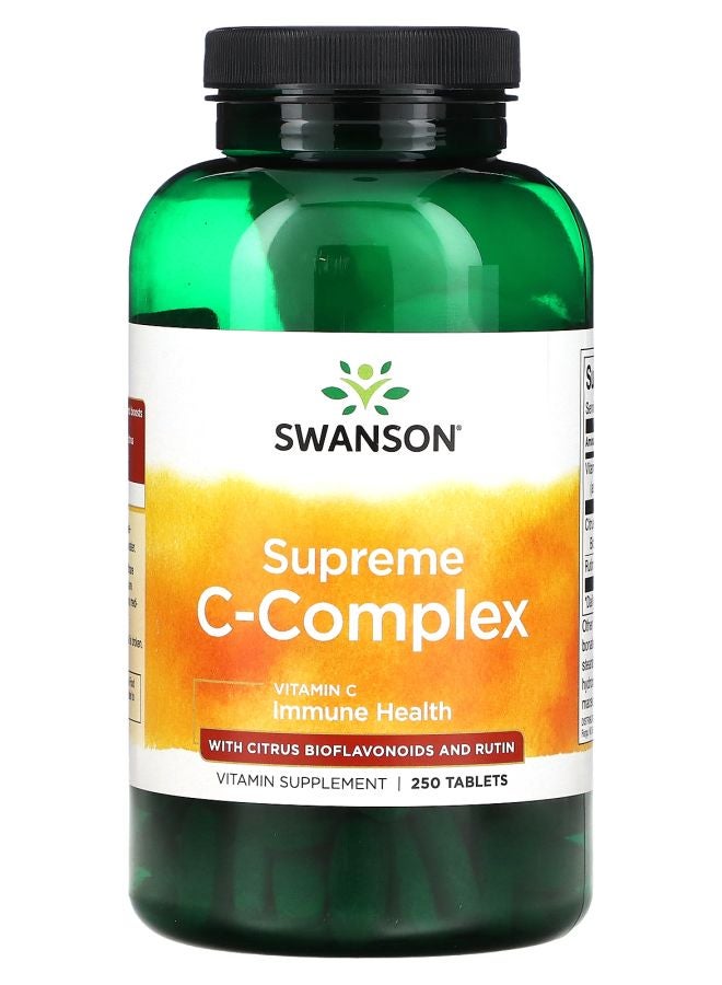 SWANSON Supreme CComplex with Citrus Bioflavonoids and Rutin 250 Tablets