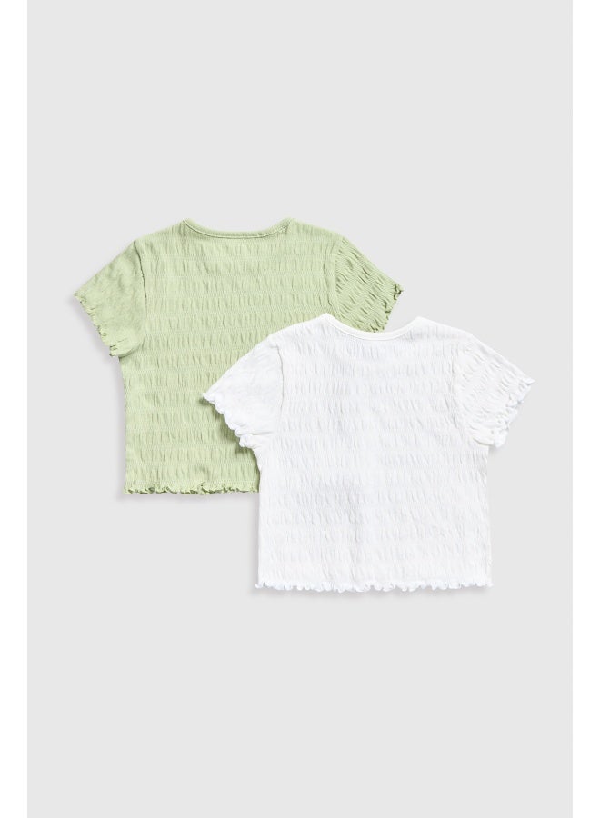 mothercare Textured T-Shirts - 2 Pack  - Image 1
