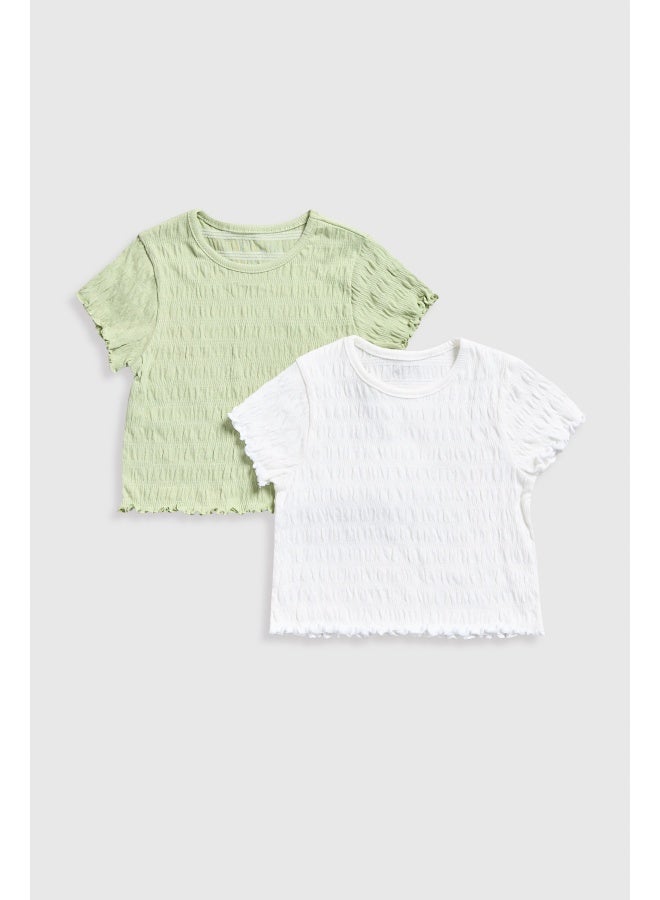 mothercare Textured T-Shirts - 2 Pack  - Image 2