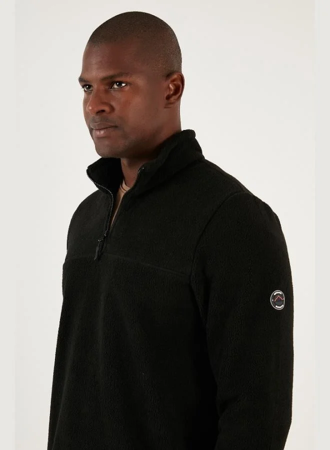 Buratti  Buratti Slim Fit Half Zipper Soft Textured Winter Polar Fleece Men's POLAR 59060011 for Men | Best Price UAE