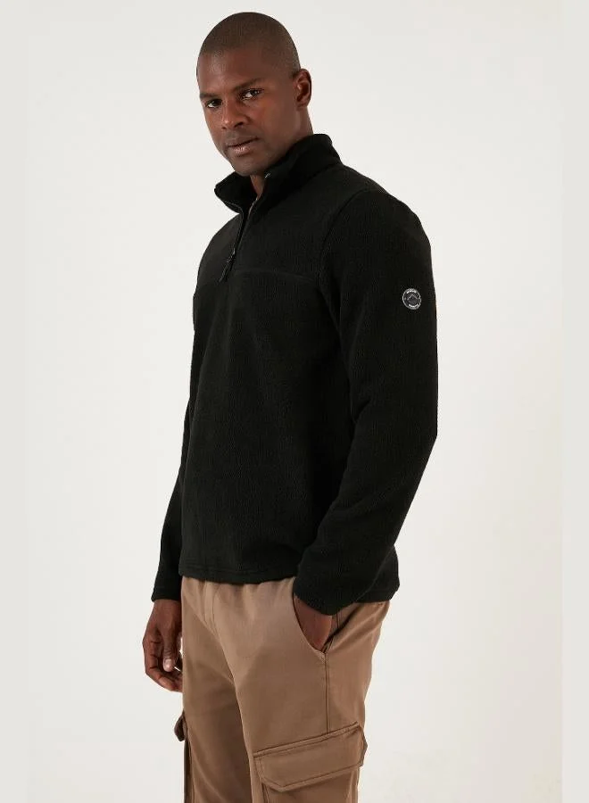 Buratti  Buratti Slim Fit Half Zipper Soft Textured Winter Polar Fleece Men's POLAR 59060011 for Men | Best Price UAE