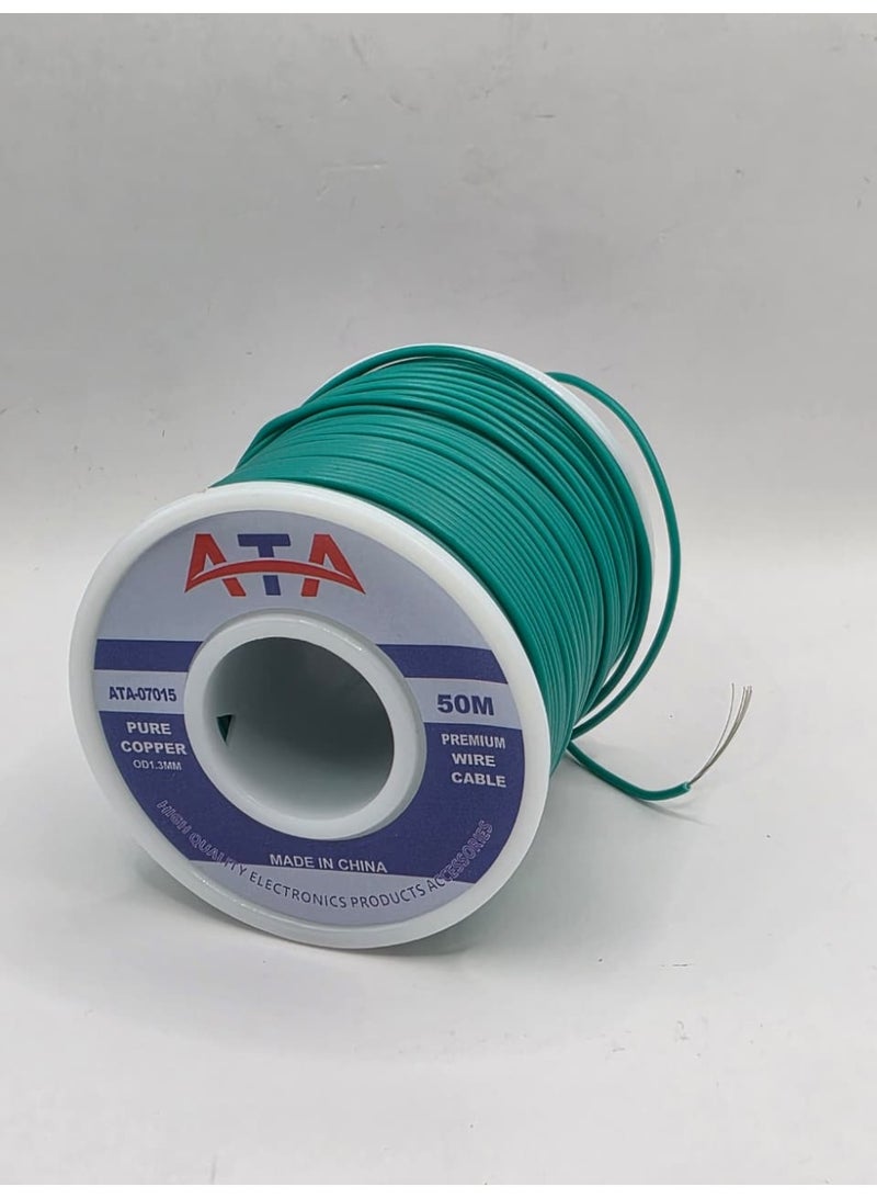 اي تي اي كابل نحاسي نقي ممتاز بسمك 1.3 مم للكهرباء بطول 50 مترًا - Image 1