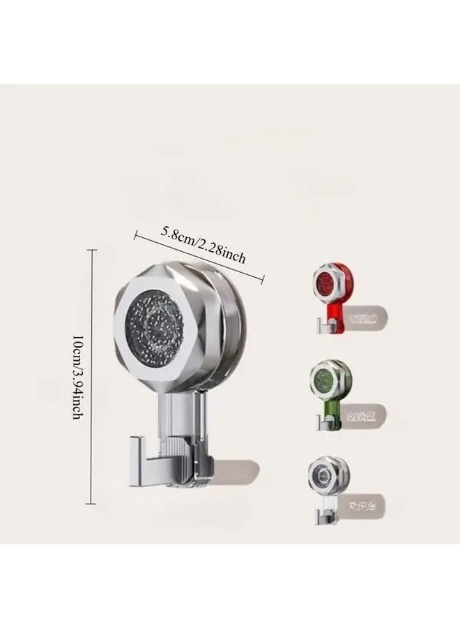 Red Strong Adhesive Suction Cup Hooks 2pcs No Drill Wall Mounted Bathroom Storage Organizer - Image 4