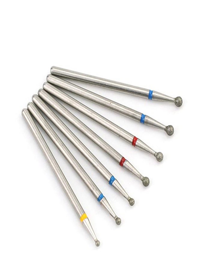Nail Drill Bits Set Pedicure & Manicure Drill Bits Kit 7pcs Replacement Drill Bits for Electric Nail Drill Remove Cuticle & Gel Nail Polish - Image 1