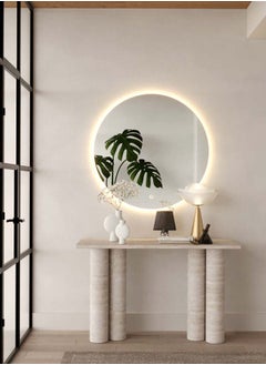 Quinn Half Moon Backlit LED Wall Mirror - 3 Sizes - 100X80cm, 120x100cm, 150x130cm