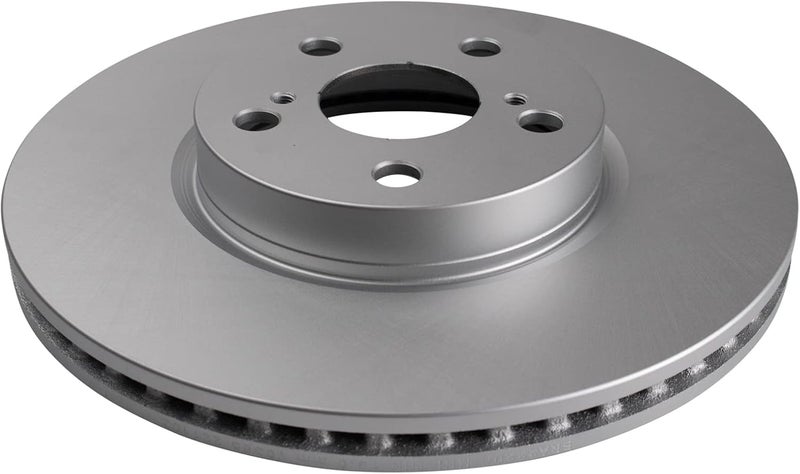 TRQ Front Brake Rotor Set G Coated Vented Compatible with 2009-2010 Pontiac Vibe 2008-2014 Scion xD 2009-2019 Toyota Corolla 2009-2013 Matrix - Image 4