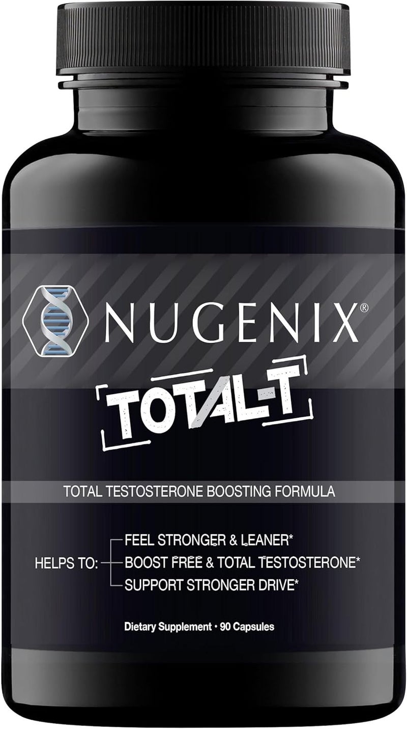 Nugenix مكمل نوجينيكس توتال تي لزيادة هرمون التستوستيرون الحر والتستوستيرون الكلي للرجال 90 حبة - Image 1