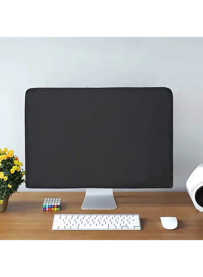 1pc Black Oxford Cloth Computer Monitor Dust Cover 24 02x18 11x3 15inch Thickened Anti Wear Durable Textile Material For Desktop Laptops Monitors Protects Against Dust Scratches Spills - Image 5