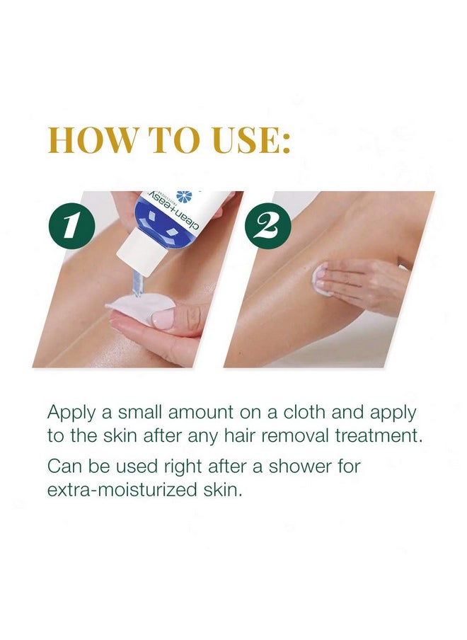 Clean + Easy Clean + Easy Calm - Azulene Oil, Use To Soothe Sore Irritated Skin, Remove Wax Residue After Hair Removal - Post Waxing Care Solution For Sensitive Skin, 2 oz  - Image 5