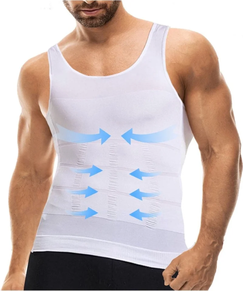 Mistirik Mystirik Men's Corset Athlete Toning Belly Firming Gynecomastia Waist Corset Body Firming Men's Upper Corset