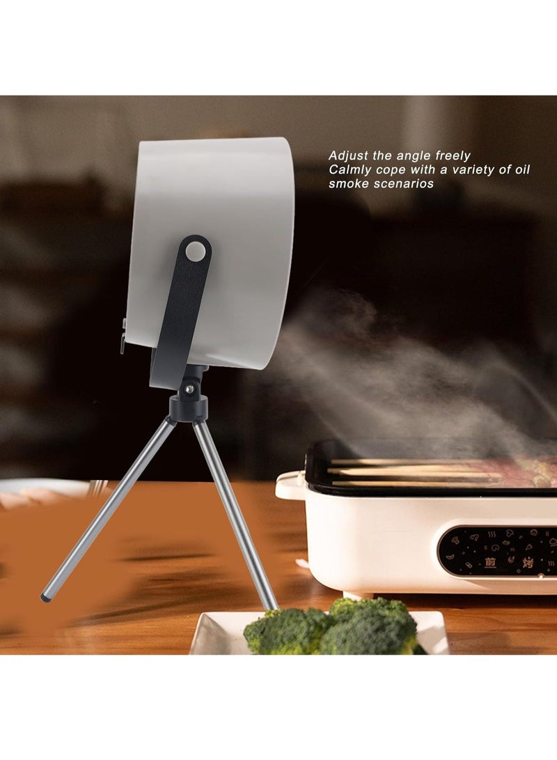 Range Hood with 2 Filters, USB Exhaust Fan, Desktop Range Hood for Home and Outdoor Black - Image 5