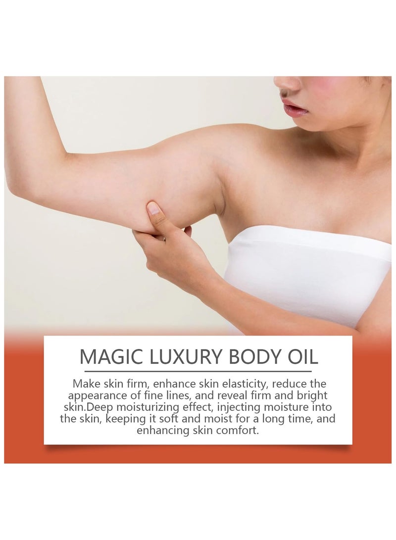 القمر الغربي زيت تثبيت الجسم السحري ، زيت الجسم الفاخر السحري للجلد ، ترطيب وتثبيت زيت الجسم لاستخدام الجسم الكامل (1 قطعة) - Image 3