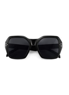 فيسيدي نظارات شمسية مربعة للنساء نظارات شمسية مربعة سميكة بإطار سميك UV400 B2741  - Image 2