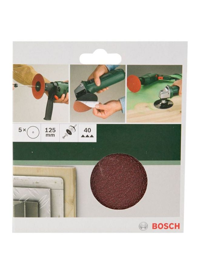BOSCH 5-Piece G40 Sanding Sheet Set Brown - Image 2