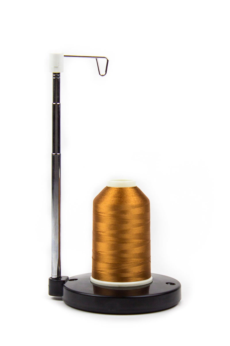 Embroidex Adjustable Single Thread Spool Holder – Stand alone Embroidery, Sewing or Quilting Thread Holder or Stand – Ensures Smoother Feed = Heavy Plastic Base - Image 4