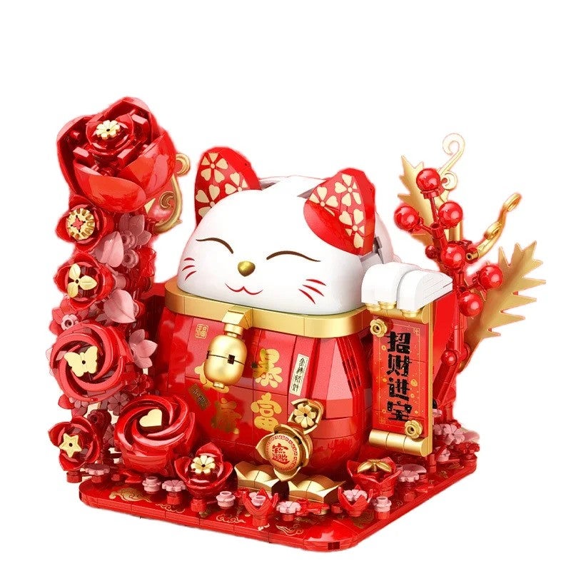 Y&D LEGO Compatible Dragon Year New Year Spring Festival Building Blocks Lion Dance Toy 1:24 Scale Educational Building Set Gift for Kids - Image 2