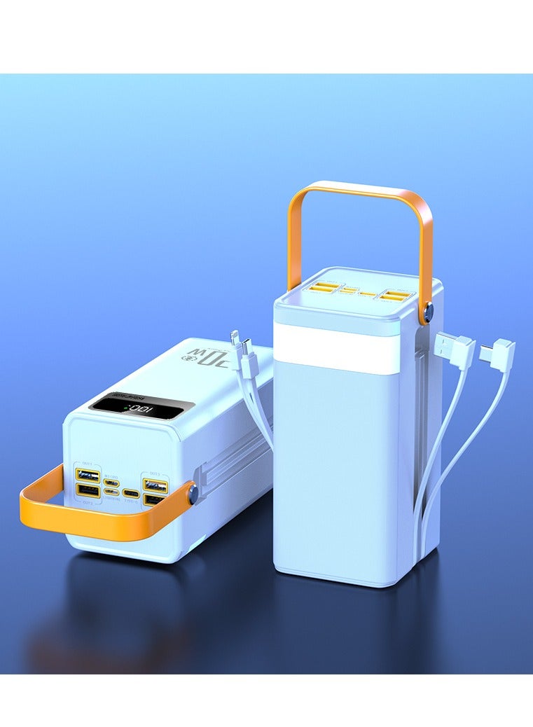 yeamuds 30000mAh Portable Power Bank 120W Fast Charging Power Station Emergency Power Bank LED Charger for Home Camping Phone - Image 1