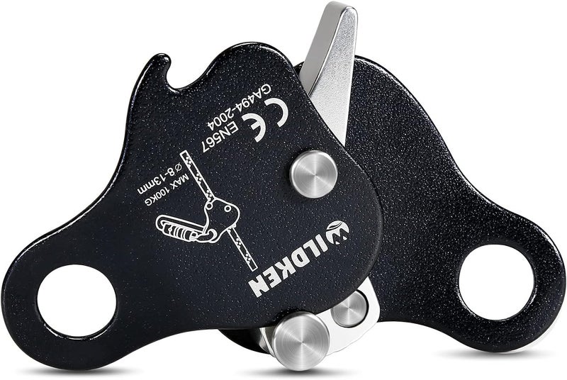 WILDKEN Climbing Ascender Fall Protection Belay Device Climbing Rope Grab for Rock Climbing Mountaineering Tree Arborist Expedition Caving Rescue Aerial Work - Image 2