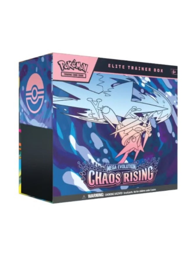 Chaos Rising Elite Trainer Box (ETB) | 9 Booster Packs | Fennekin Full-Art Foil Promo | English | Factory Sealed 🎴✨