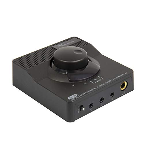 Syba Sonic 24bit 96KHz USB DAC Stereo Headphone Amplifier 2 Stage EQ Digital/Coaxial Output and RCA Output SD-DAC63116 - Image 1