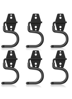 6 Pack Metal Garage Hooks, Heavy Duty S Hooks Tool Hangers for Garage Wall, Shed, Garden Storage Organizer