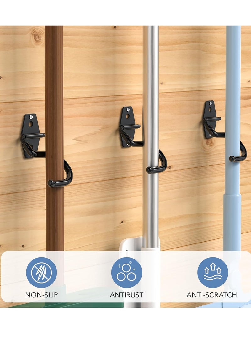 Bukela - 6 Pack Metal Garage Hooks, Heavy Duty S Hooks Tool Hangers for Garage Wall, Shed, Garden Storage Organizer - Image 1