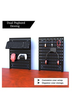 E COMMERCE  BAG E Commerce Bag Gaming Pegboard and Desk Organizer | Wall & Table Mount | Keyboard, Headphone, Mouse, Controller Holder | Multi-Functional Gaming Accessories Storage System  - Image 5