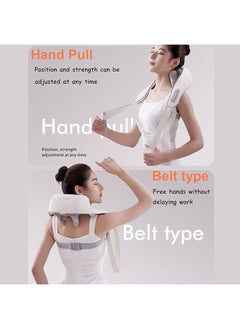 General Mini Neck Massager, Hot Shiatsu Post-Neck Massager, Back & Shoulder Electric Massager, Neck, Back, Shoulder, Leg Massage Pillow, Deep Massage Muscle Relaxation at Home  - Image 2