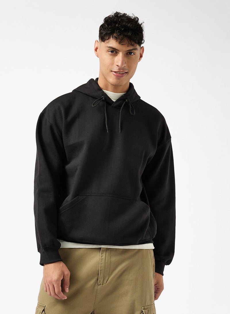 سفنتي فايف هودي واسع بظهر مطبوع - Image 2